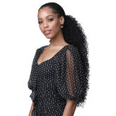 Bobbi Boss Miss Origin Human Hair Blend Ponytail - MOD051 NATURAL JERRY CURL 26